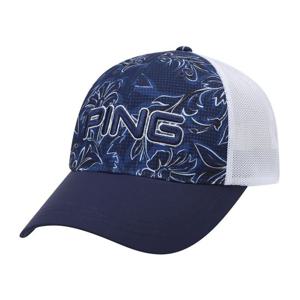 [핑골프]남성 패턴 메쉬 볼캡 (111E2CP412_BL)