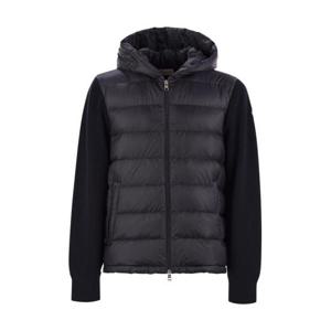 몽클레어 숏패딩 울 집업 후드 K20919B00006M1131 776 BLUE