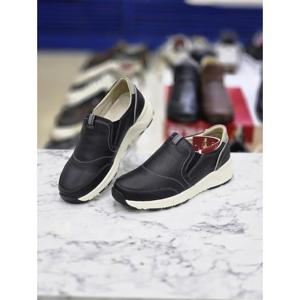 허시파피 세이브존05 여성 4Cm경량굽 캐주얼룩 염소가죽 광폭 슬립온화 HLGFQ482