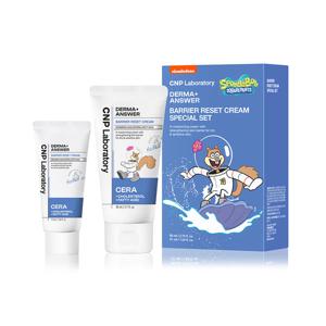 CNP 스폰지밥 SPLASH에디션 더마앤서 베리어 리셋 크림 80ml + 31ml 기획