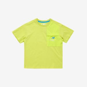 M 뉴발란스키즈반팔티 PQC NK9EF2605U-AH KIDS RIDER 우븐배색 포인트 반팔티