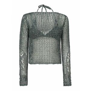 [PINKO] 라프리마 여성 비키니 메쉬 탑 1047492FBSSZ 그린 /8