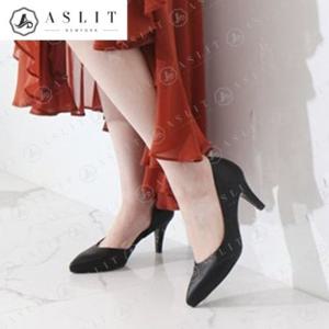 [애슬릿] 여자 누박 인사이드오픈 스틸레토힐 구두 5cm