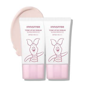 이니스프리 톤업 노세범 선스크린 EX 60mL 곰돌이 푸 에디션 2개