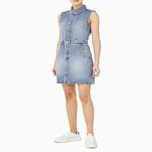 [캘빈클라인 진]여성 CK 슬리브리스 데님 나시 원피스 47B074G (47B074G-RJK)