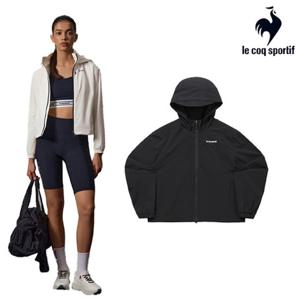 [르꼬끄] 여성 루즈핏 2L 메쉬안감 후드 자켓 QQ322OJK81_BLK