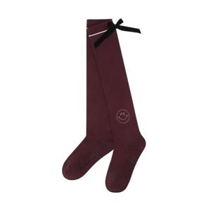 여성 스마일 벨벳 리본 골지 니삭스 521E3SC007WN