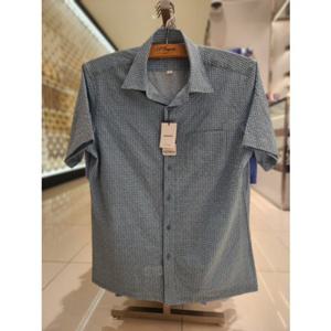 듀퐁셔츠 일반핏 그린 반팔 SE5MM11HS113SGE 경량셔츠 논아이런