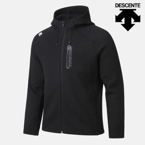 [데상트]데상트 테크플리스 후드 트레이닝 자켓 SP323TFT81BLK0