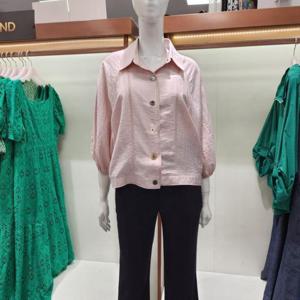 수스 HC04 스티치 라그랑 블라우스 S253BBL862