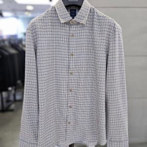 [바쏘]남자 가을 남방 체크 긴팔 셔츠 WSAFY4TT53A