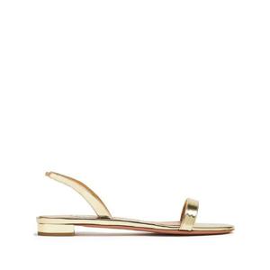 25 FW 아쿠아주라 메탈릭 가죽 샌들 SNUFLAS0SSY TP432054041