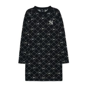 M MLB반바지 GQC 3FOPM0334-50BKS 여성 다이아 모노그램 자카드 슬림핏 원피스