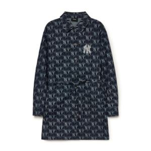 M MLB반바지 GQC 3FDDM0734-50NYD 모노그램 전판패턴 데님 원피스