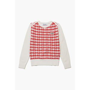 [르꼬끄골프] 여성 아가일 자카드 스웨터 (GQ322LKP96)