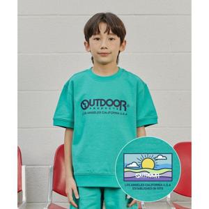 [아웃도어프로덕츠 키즈]2단쭈리 썬라이즈 반소매 맨투맨 (민트) OD232ISS11_MIN