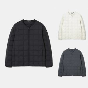 네파 7L72063C01 남성 간절기 겨울 거위털 점퍼 모노 튜브 넥리스 구스 다운자켓 2025 FW