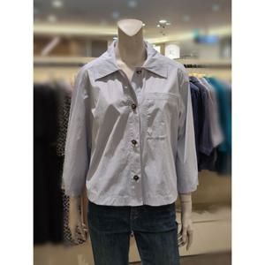 [트리아나]MARIO소고 카라넥 스트링 포인트블라우스AK2QA06