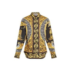 베르사체 패턴 프린트 긴팔 셔츠 10219071A15849 5E670 TP947882200