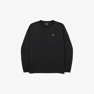 M 휠라긴팔티 KQC FS2POG3103X-BLK 스트레치 우븐 포켓 맨투맨