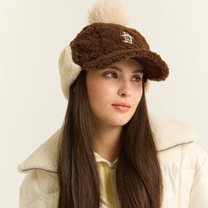 [먼싱웨어]여성 플리스 이어머프 캡 브라운 MQ422LCPO7