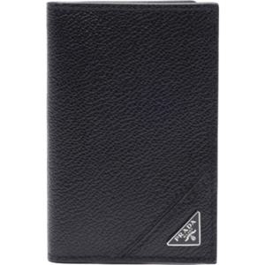 프라다 2MC101 2CB2 F0002 비텔로 플랩 카드지갑 블랙