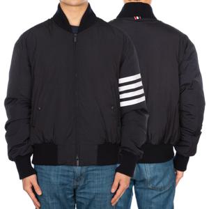 톰브라운 사선 나일론 봄버 다운 패딩 자켓 MJD103X 07259 415