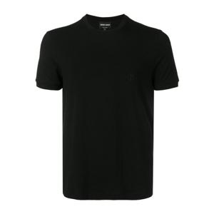 조르지오아르마니 로고 자수 슬림핏 라운드넥 티셔츠 3GST52SJP