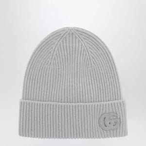 구찌 캐시미어 패치 비니 8341903GAC0 Grey
