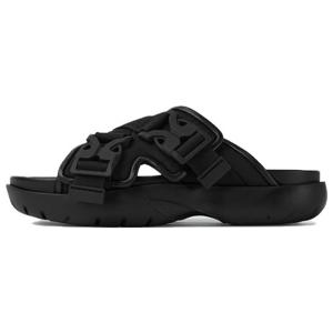 클리어런스보테가베네타 스냅 버클 남성 슬라이드 샌들 754218 V3C41 1000