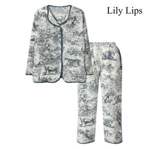 [릴리립스]판타지 프린팅 파마자 셋업 (YL9ST001)