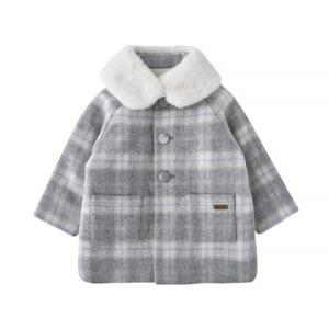 밍크뮤HB (GR)체크모직코트(35C1510101)모직 유아동코트