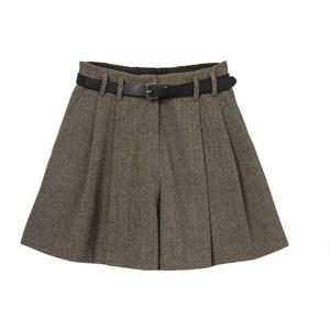 [올리브데올리브]턱장식 뒷밴딩 울 숏팬츠 OW5WLA37