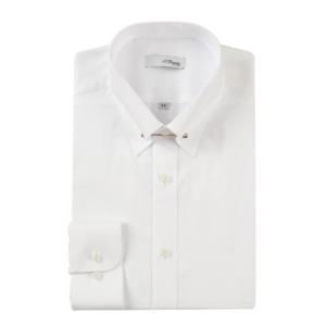 [에스티듀퐁(셔츠)]핀홀 카라 긴팔 남방 슬림핏 와이셔츠 (SE4FM21LS305SWH)