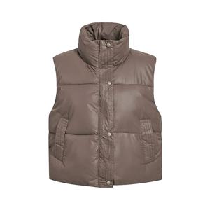 [제이제이 지고트]하이넥 레더무광 패딩 베스트 GRBN2VT211