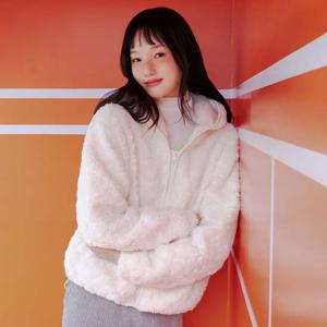 [랩]레이스 플라워 뽀글이 후드집업(AR4WZA61)