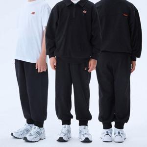 뉴발란스키즈트레이닝세트 PQC NK9YF3102U-19 [3PCS] ESSENTIAL 반집업 스웨트 셋업