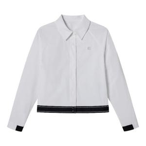 M 풋조이골프긴팔티 NQC FLJWT7103-WHITE 여성 우븐 폴로 셔츠
