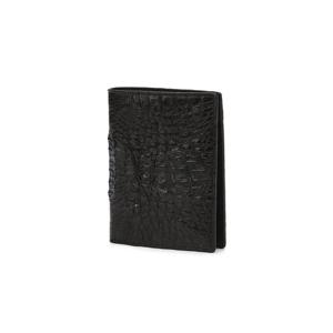 [닥스핸드백] 리얼 악어가죽 블랙 중지갑 DBWA6E712BK