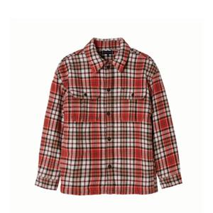 [타미힐피거칠드런] 플리스 라이닝 체크 오버 셔츠 T42F7HSH610BT1