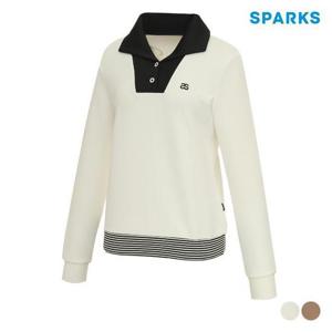 스팍스 세이브존07 여성 배색 카라 티셔츠 SO3LTS008