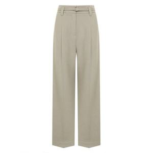 [라인어디션]스퀘어 버클 벨티드 와이드 슬랙스(NWSLPA01)