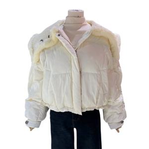 [에이지도르]퍼카라 니트 숏 패딩 ALFIWIJ104