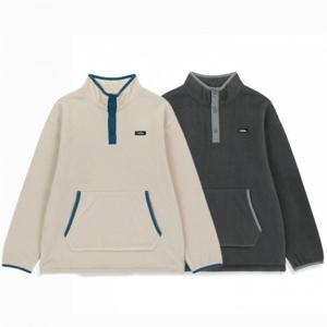 내셔널지오그래픽키즈  (K254USW070) 마이크로플리스 기모 반집업 티셔츠