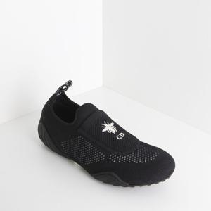 [클로딩캡슐] 여성 CD자수 스니커즈 블랙 KCK184 TLKS 11X