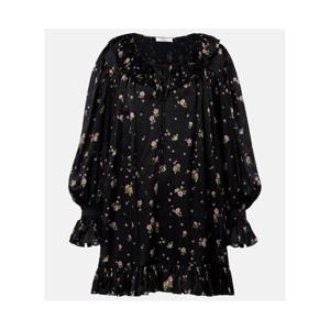 끌로에 개더드 실크 샤르무즈 미니드레스 P01067900