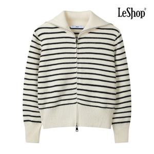 [르샵]스트라이프 빅 카라 집업 가디건 BPAKC014A