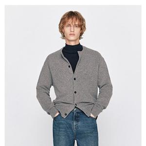[지오다노] 남자 메리노 울 크루넥 가디건7GG 01055924