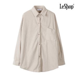[르샵]루즈핏 원 포켓 골덴 셔츠 BPABL009A