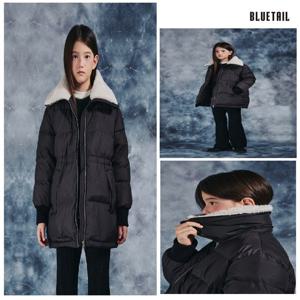 [블루테일]AZH4JP04DB 다크브라운 미드기장 다운 점퍼